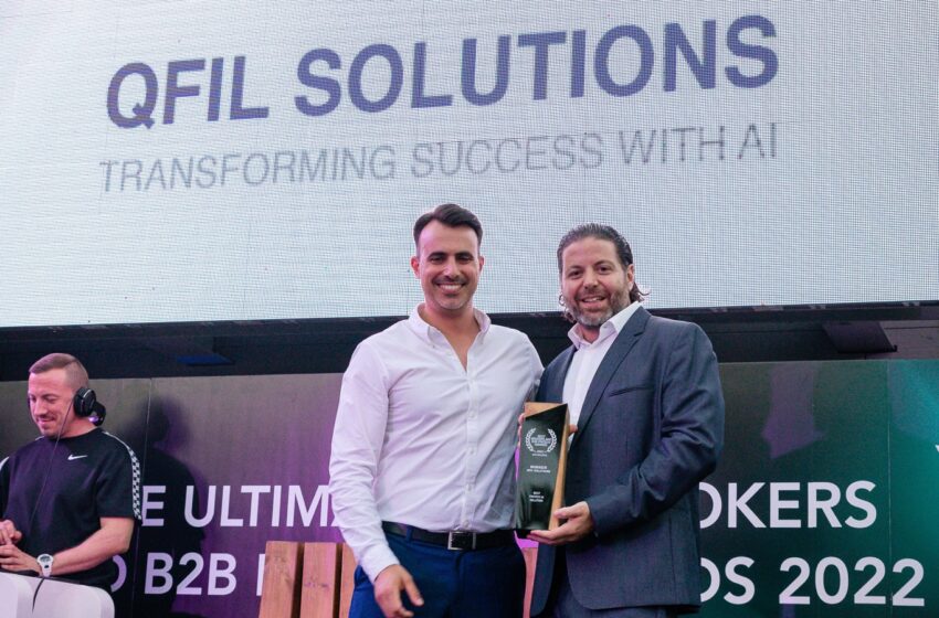  UAE FinTech Start-Up QFIL Solutions Wins ‘Best FinTech AI solution’  At Top International Industry Awards